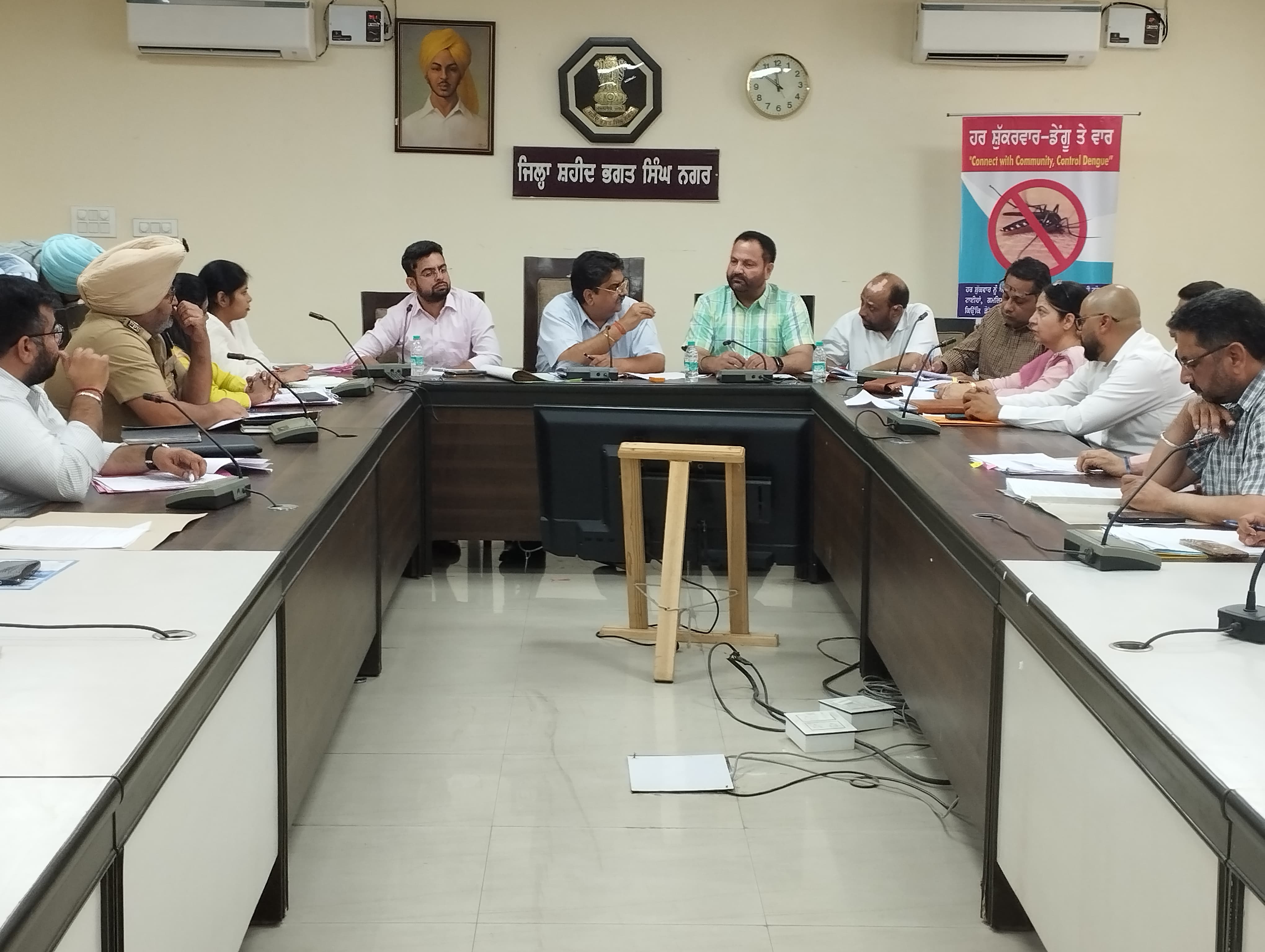 Regarding prevention of possible floods, Deputy Commissioner Navjot Pal Singh Randhawa held a special meeting with the officials and issued guidelines.